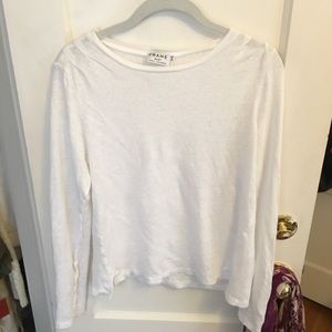FRAME long sleeve white shirt